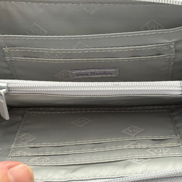 Vera Bradley Purple Floral Wristlet - Picture 7 of 10